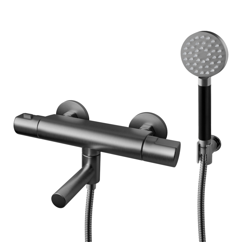 ARM026 Blandebatteri i Brushed Black Chrome fra Tapwell.