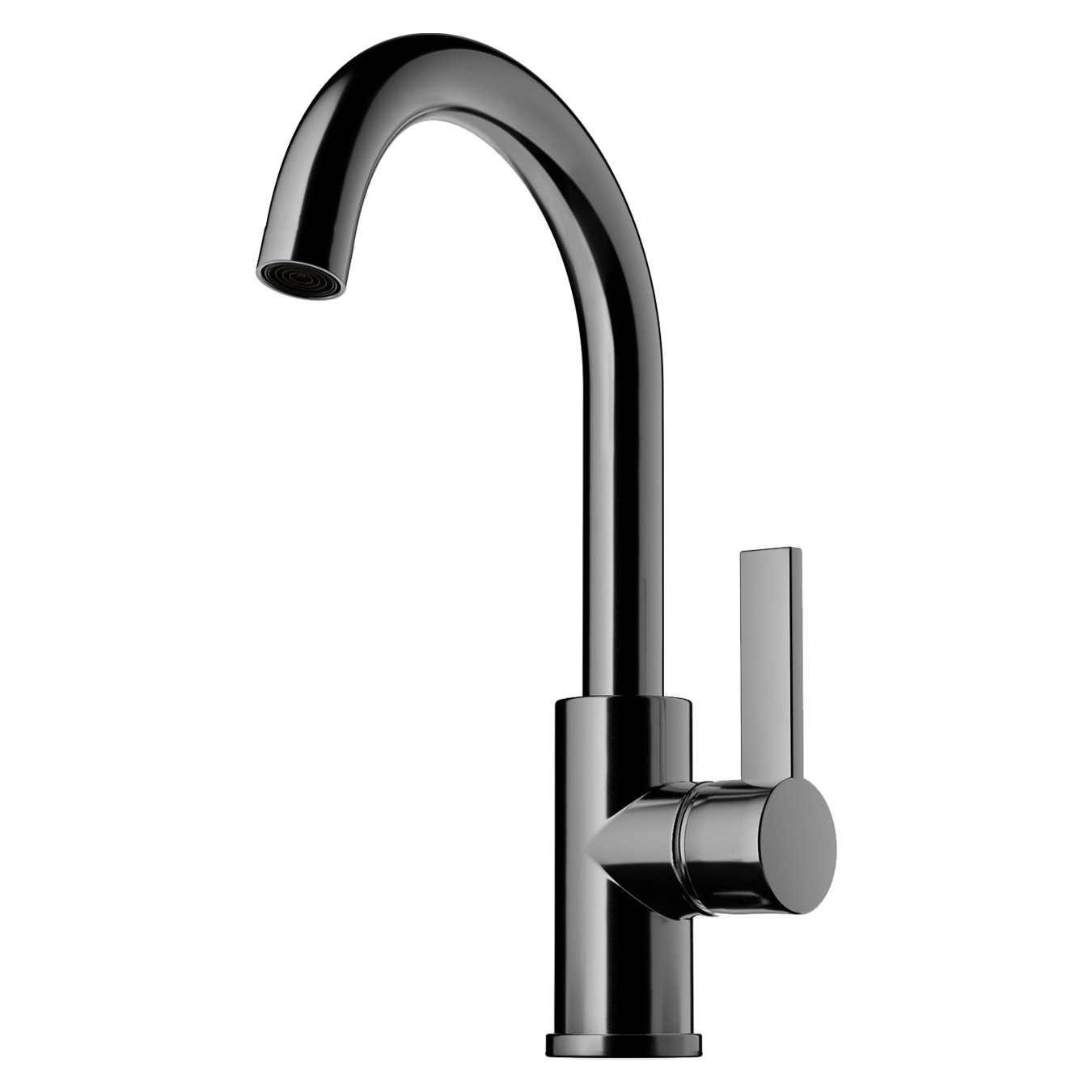 ARM078 Høyt Servantbatteri i Black Chrome fra Tapwell.