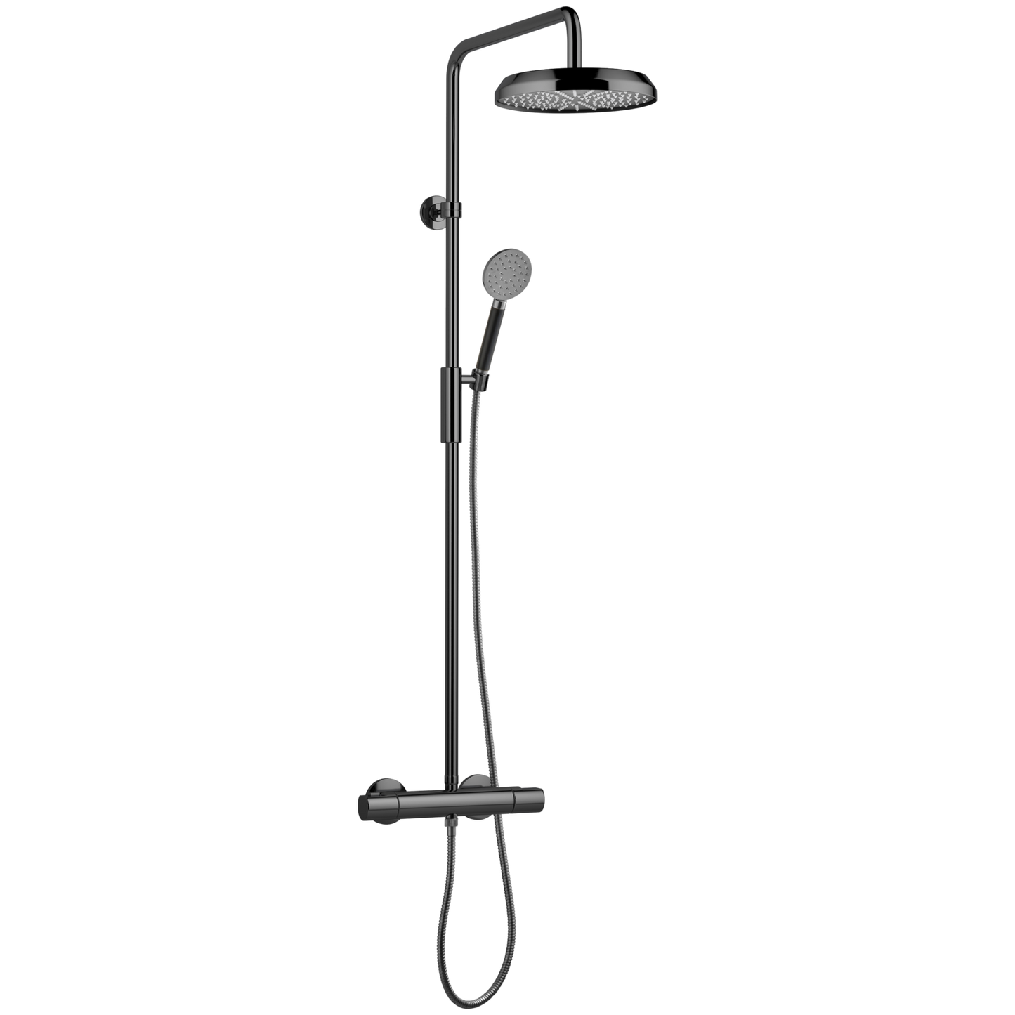 ARM5200 Takdusjsett i Black Chrome fra Tapwell.