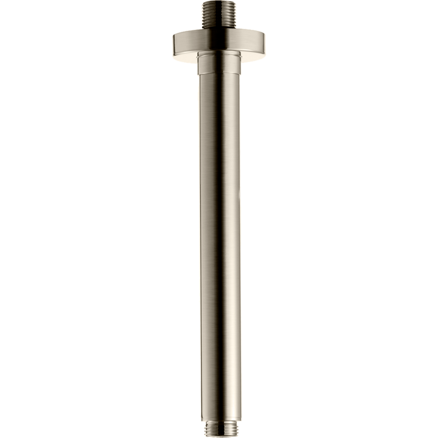 FL271 200 mm Taknedløp i Brushed Nickel fra Tapwell.
