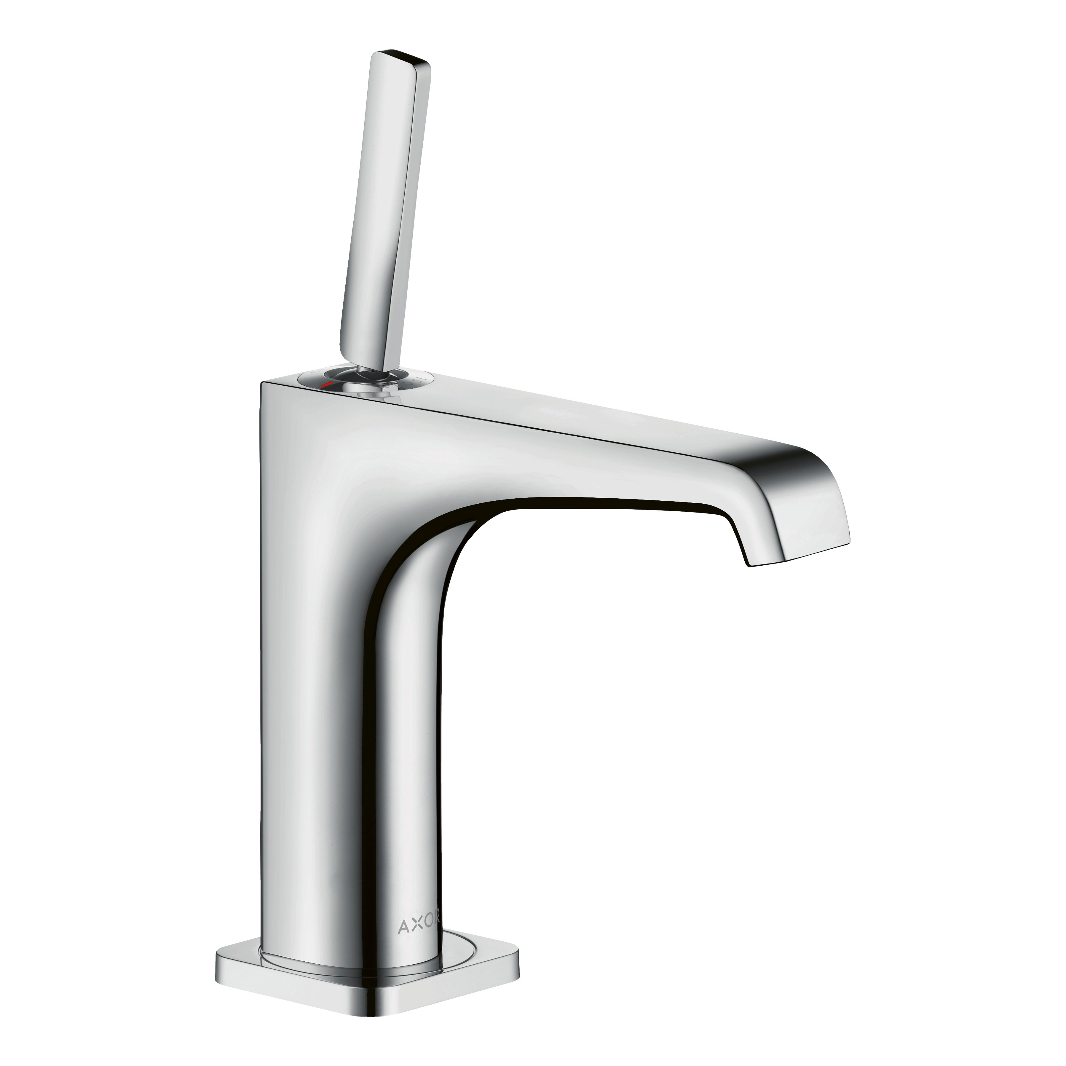 AXOR Citterio E Single Pin Handle Basin Mixer Faucet 130 with Open Waste Set from Brandt in Chrome finish