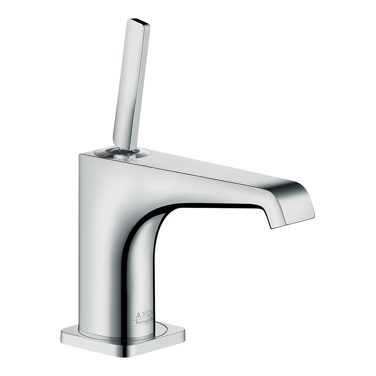 AXOR Citterio E Single Pin Handle Basin Mixer Faucet 90 with Open Waste Set from Brandt in Chrome finish