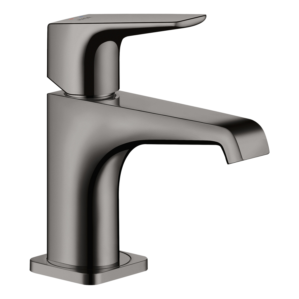 AXOR Citterio E Single Lever Handle Basin Mixer Faucet 90 with Open Waste Set from Brandt in Polished Black Chrome finish