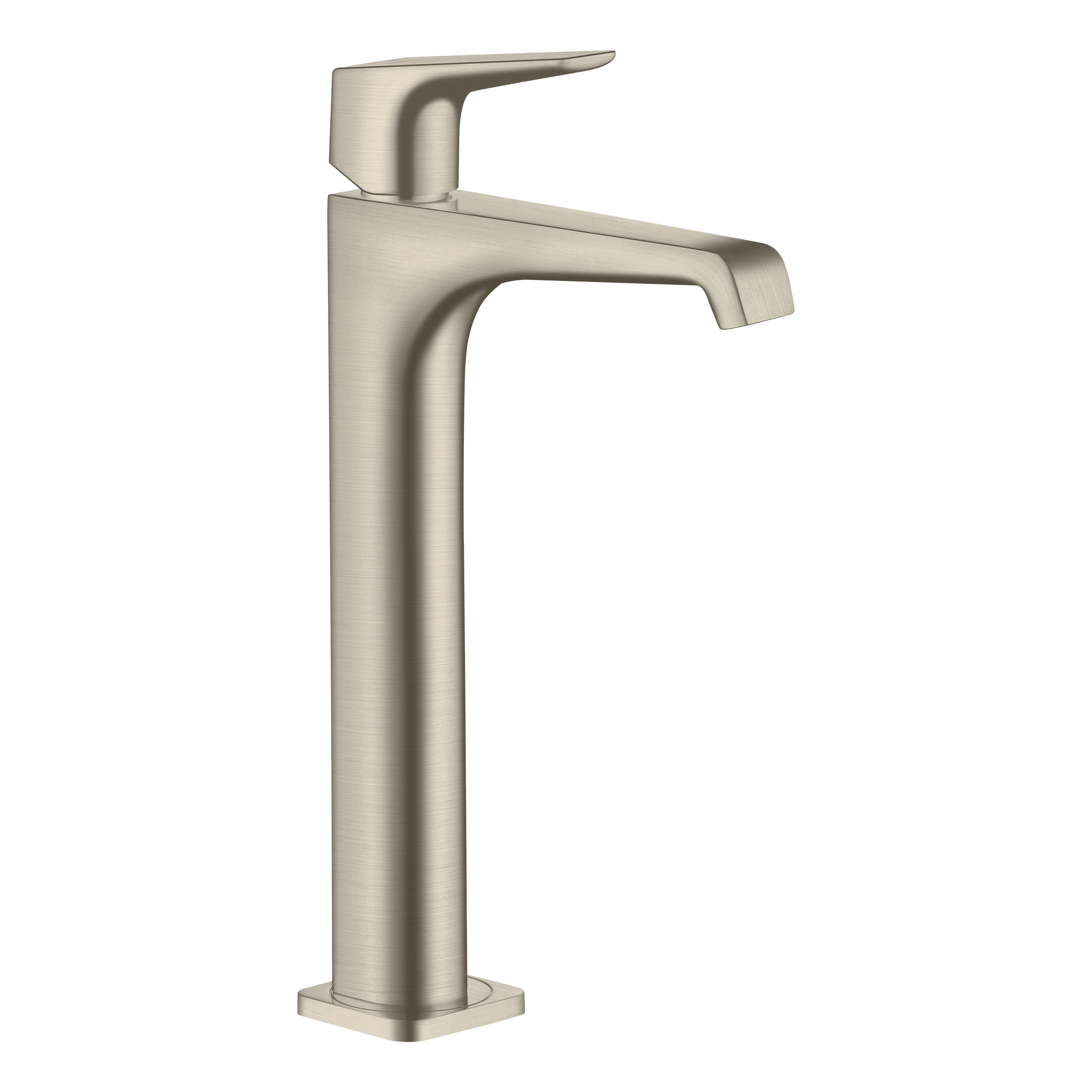 AXOR Citterio E Single Lever Handle Basin Mixer Faucet 250 with Open Waste Set from Brandt in Brushed Nickel finish