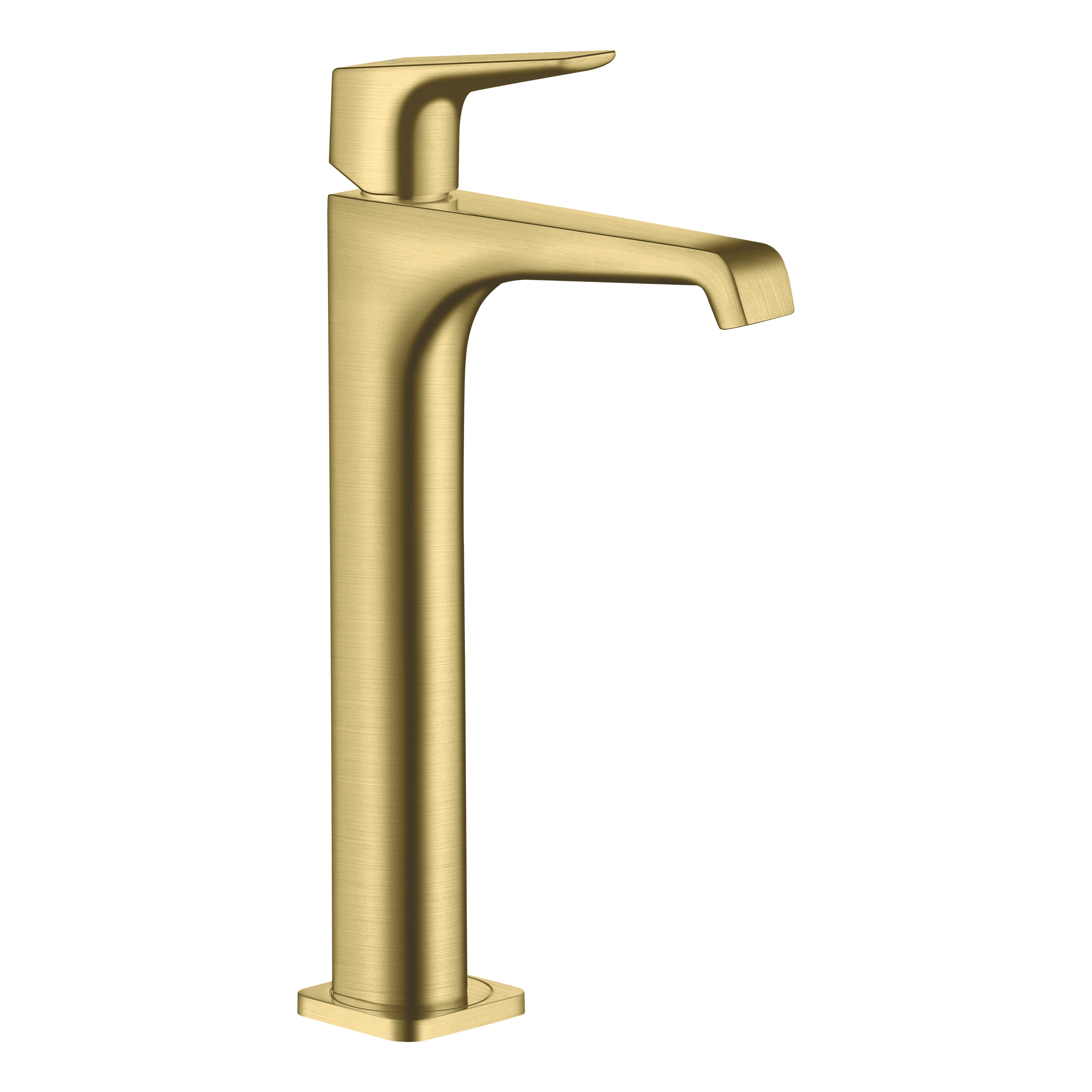 AXOR Citterio E Single Lever Handle Basin Mixer Faucet 250 with Open Waste Set from Brandt in Brushed Brass finish