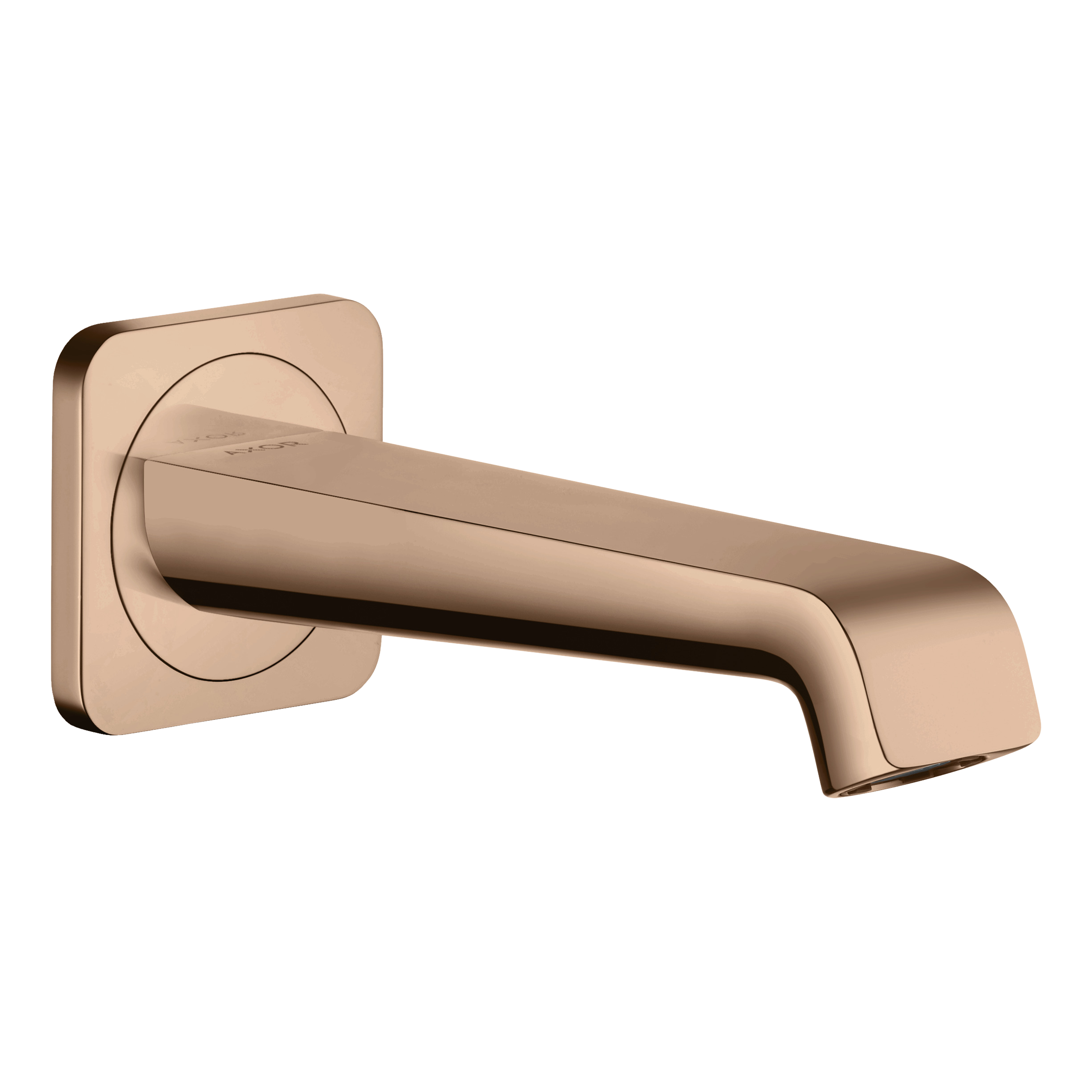 AXOR Citterio E Bathtub Spout from Brandt in Polished Red Gold finish