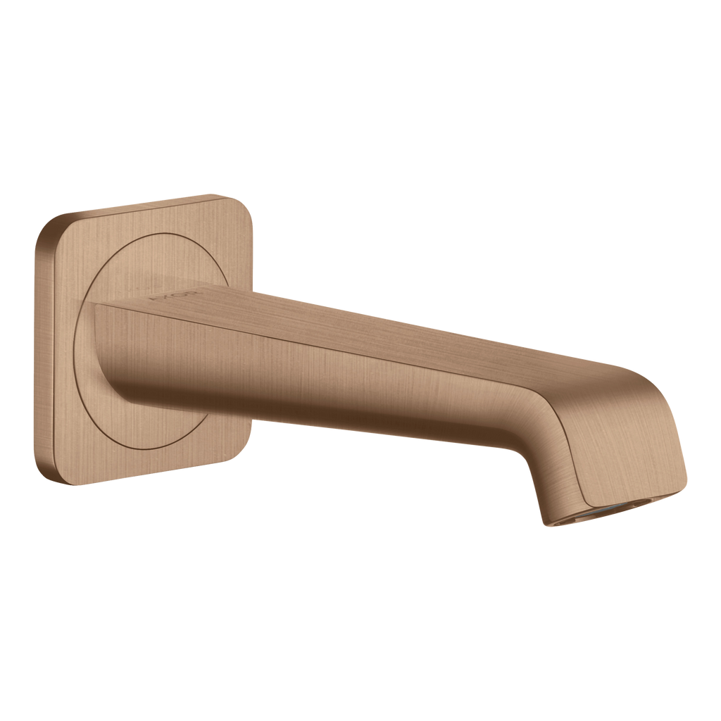AXOR Citterio E Bathtub Spout from Brandt in Brushed Red Gold finish