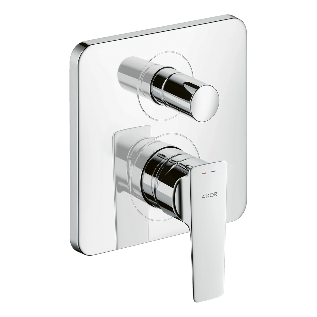 AXOR Citterio E Single Lever Handle Concealed Bath & Shower Mixer from Brandt in Polished Red Gold finish