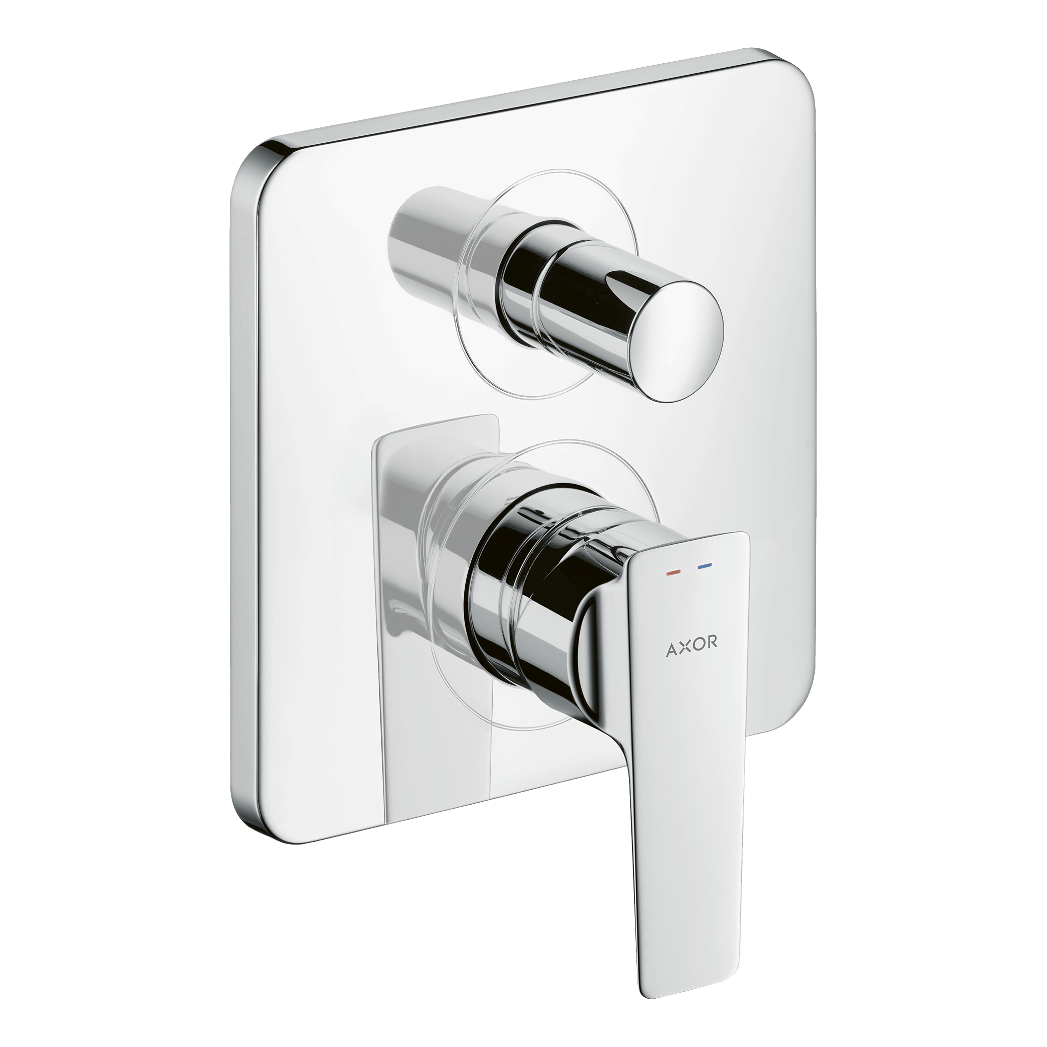 AXOR Citterio E Single Lever Handle Concealed Bath & Shower Mixer from Brandt in Polished Red Gold finish