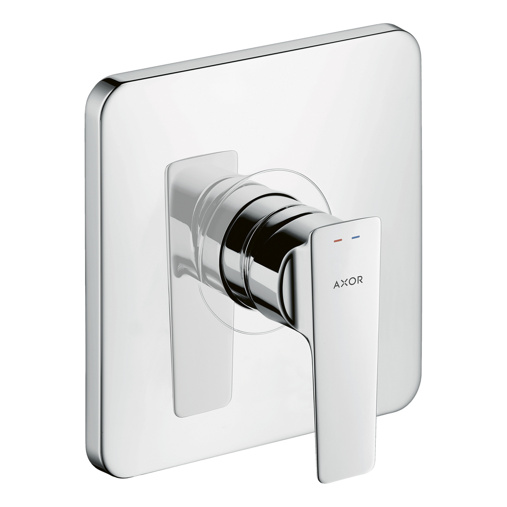 AXOR Citterio E Single Lever Handle Concealed Shower Mixer from Brandt in Brushed Brass finish