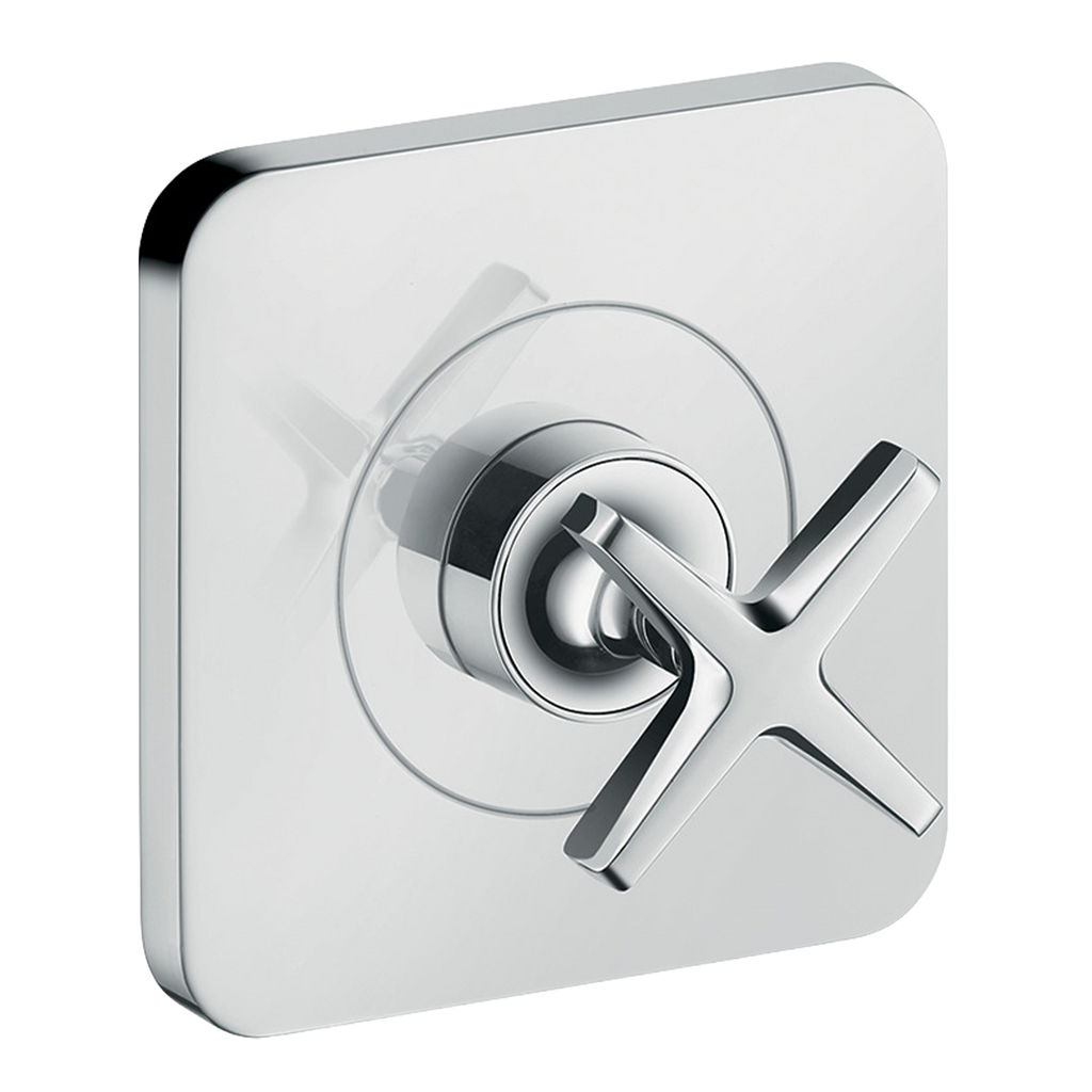 AXOR Citterio E Concealed Shut-Off Valve 120/120 from Brandt in Chrome finish