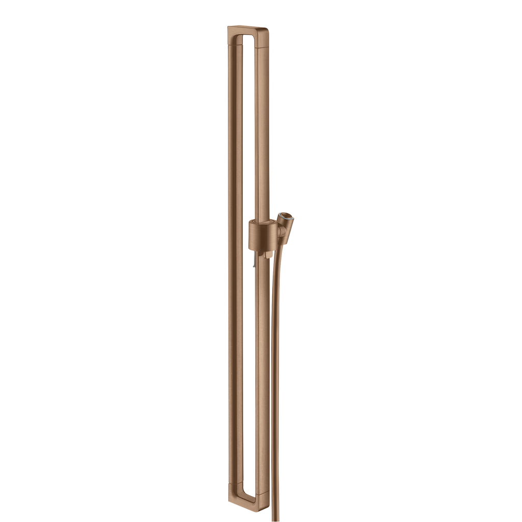 AXOR Citterio E Shower Bar 90 cm with 1,6 m Shower Hose from Brandt in Brushed Red Gold finish