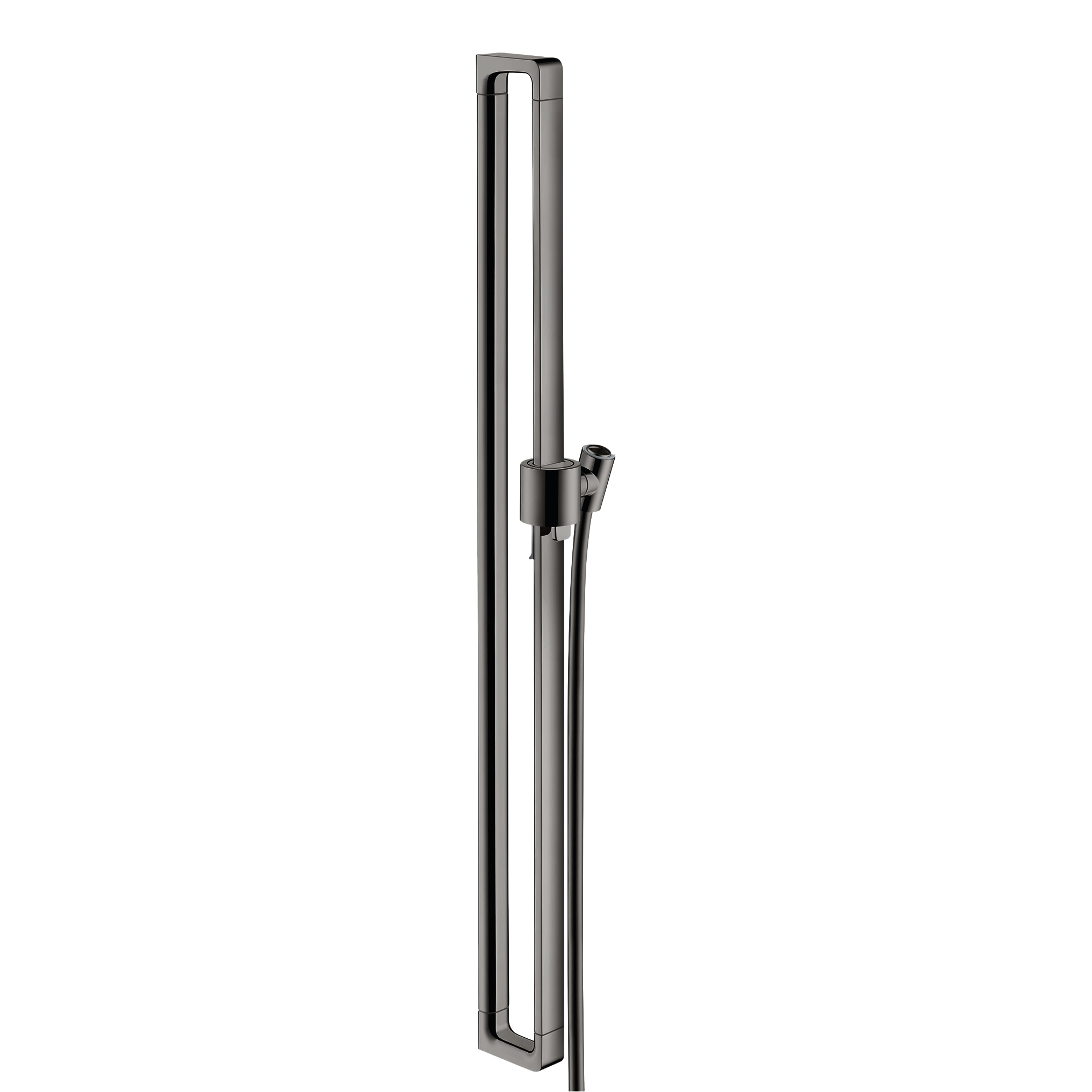 AXOR Citterio E Shower Bar 90 cm with 1,6 m Shower Hose from Brandt in Polished Black Chrome finish
