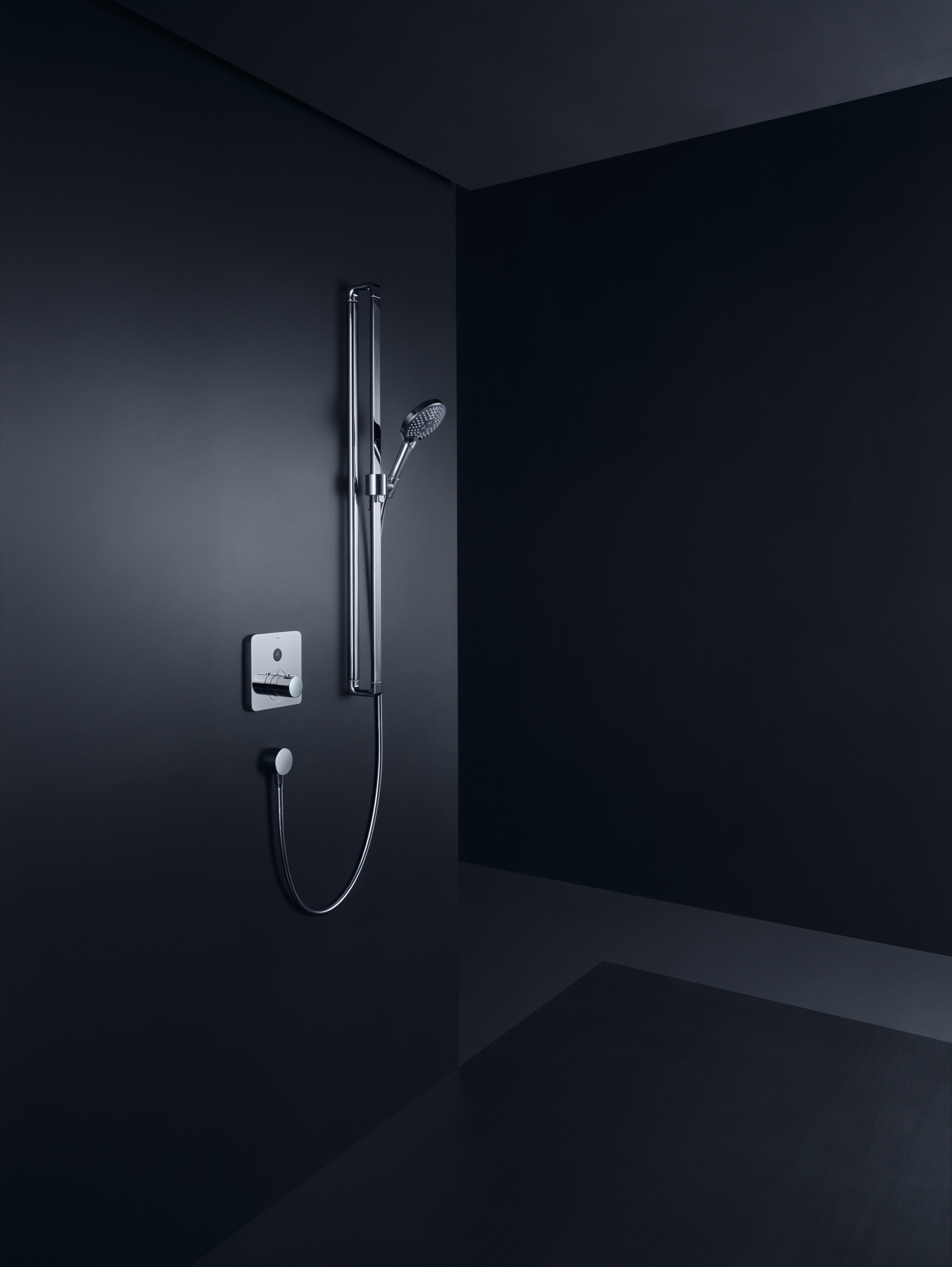 AXOR Citterio E Shower Set 90 cm with Hand Shower 120 3jet from Brandt in Chrome finish