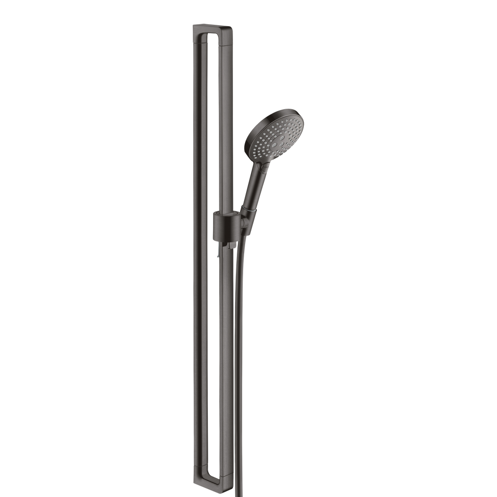 AXOR Citterio E Shower Set 90 cm with Hand Shower 120 3jet from Brandt in Brushed Black Chrome finish