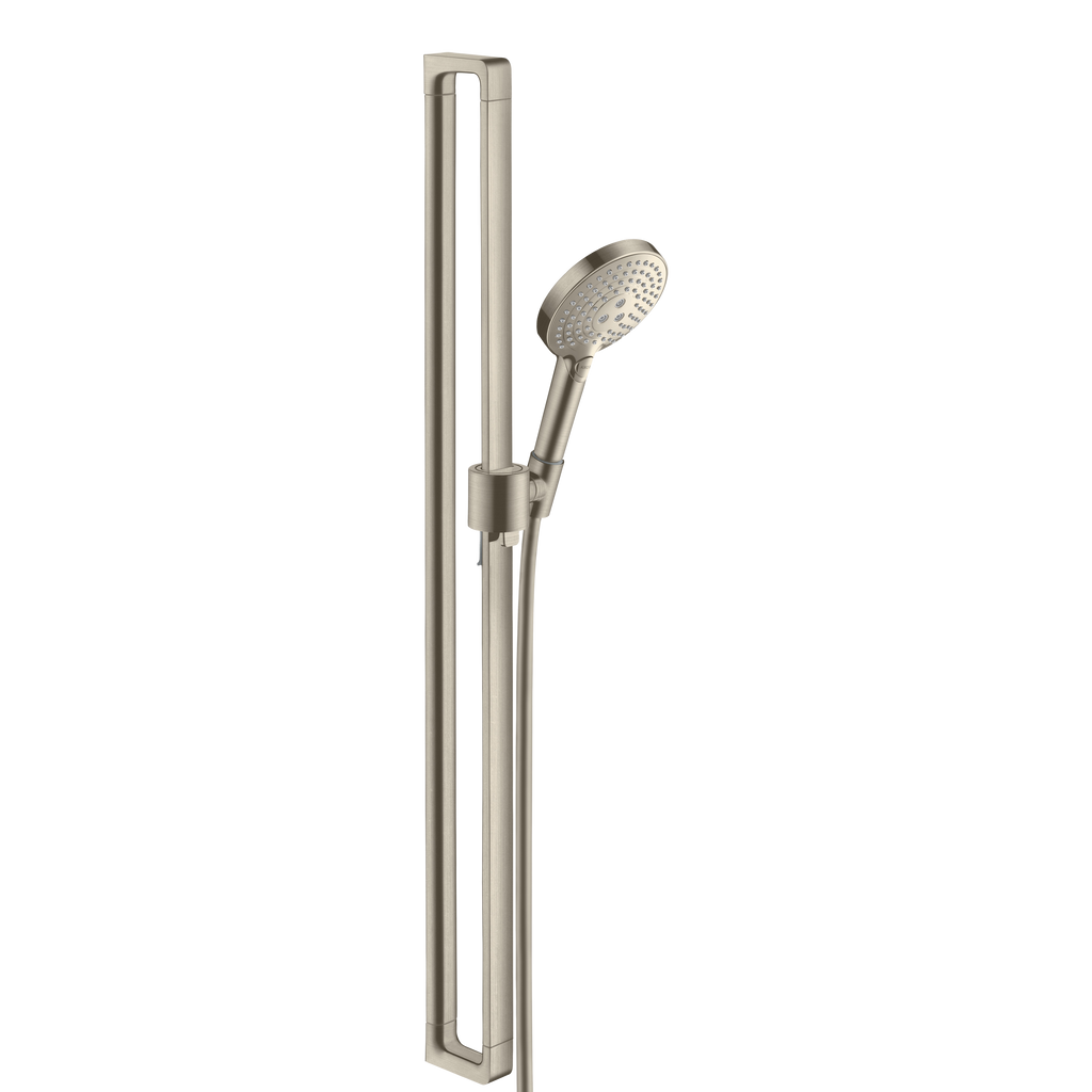 AXOR Citterio E Shower Set 90 cm with Hand Shower 120 3jet from Brandt in Brushed Nickel finish