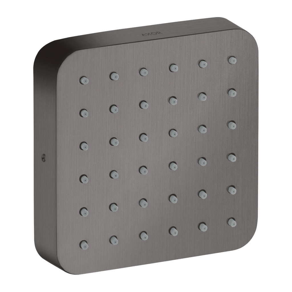 AXOR Citterio E Concealed Side Shower Module 120/120 Softsquare from Brandt in Brushed Black Chrome finish