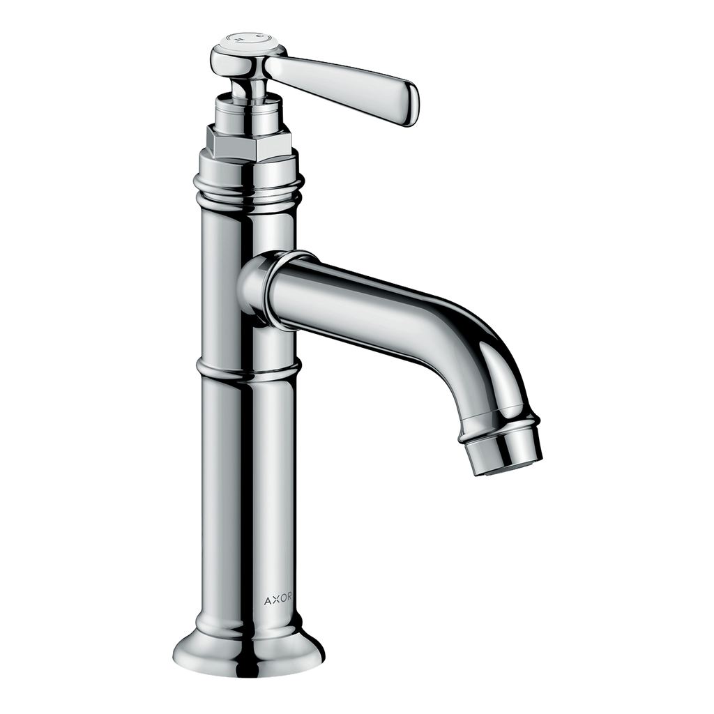 AXOR Montreux Single Lever Handle Basin Mixer Faucet 100 with Open Waste Set from Brandt in Chrome finish