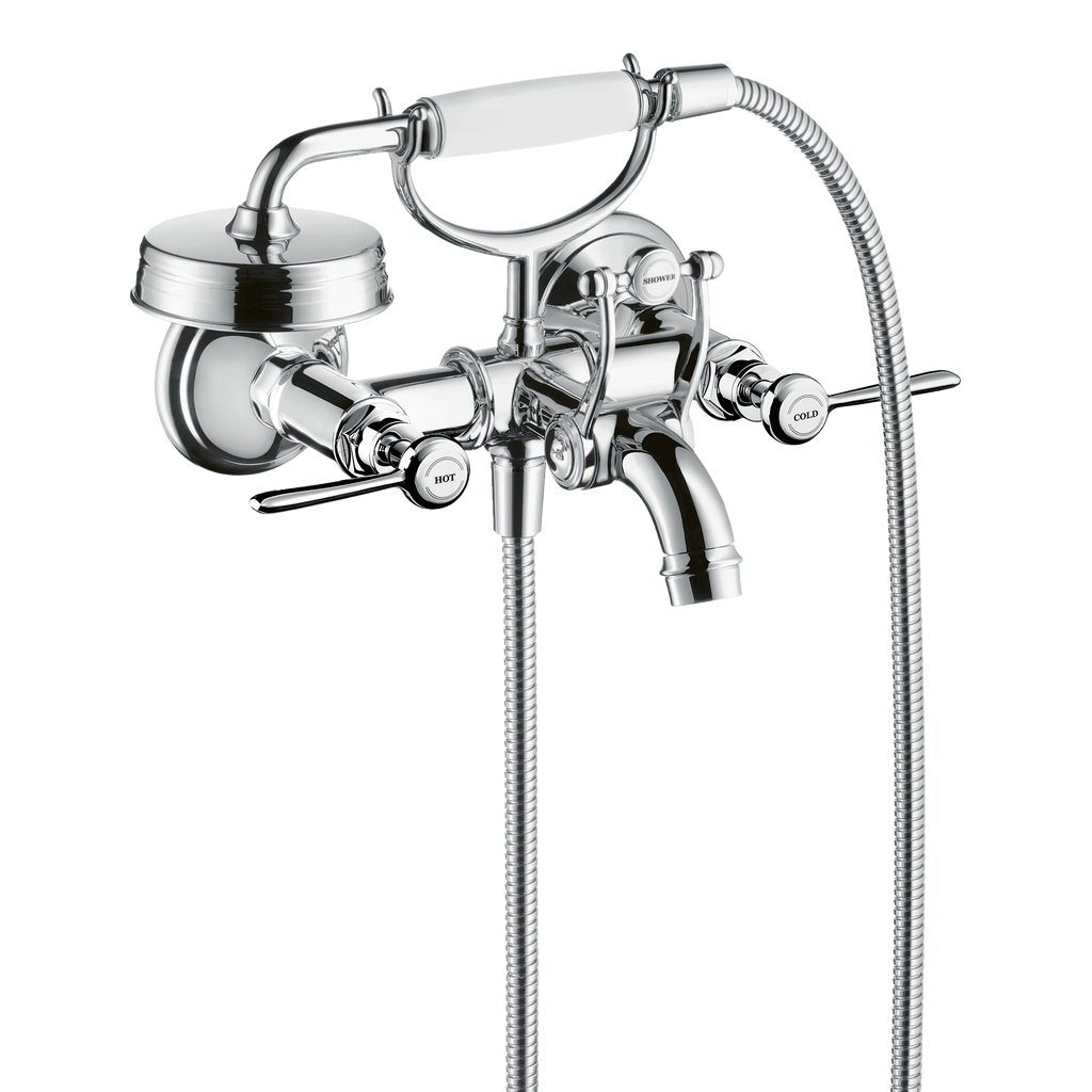 AXOR Montreux 2-Handle Bath & Shower Mixer Faucet with Lever Handles 170 cc from Brandt in Chrome finish
