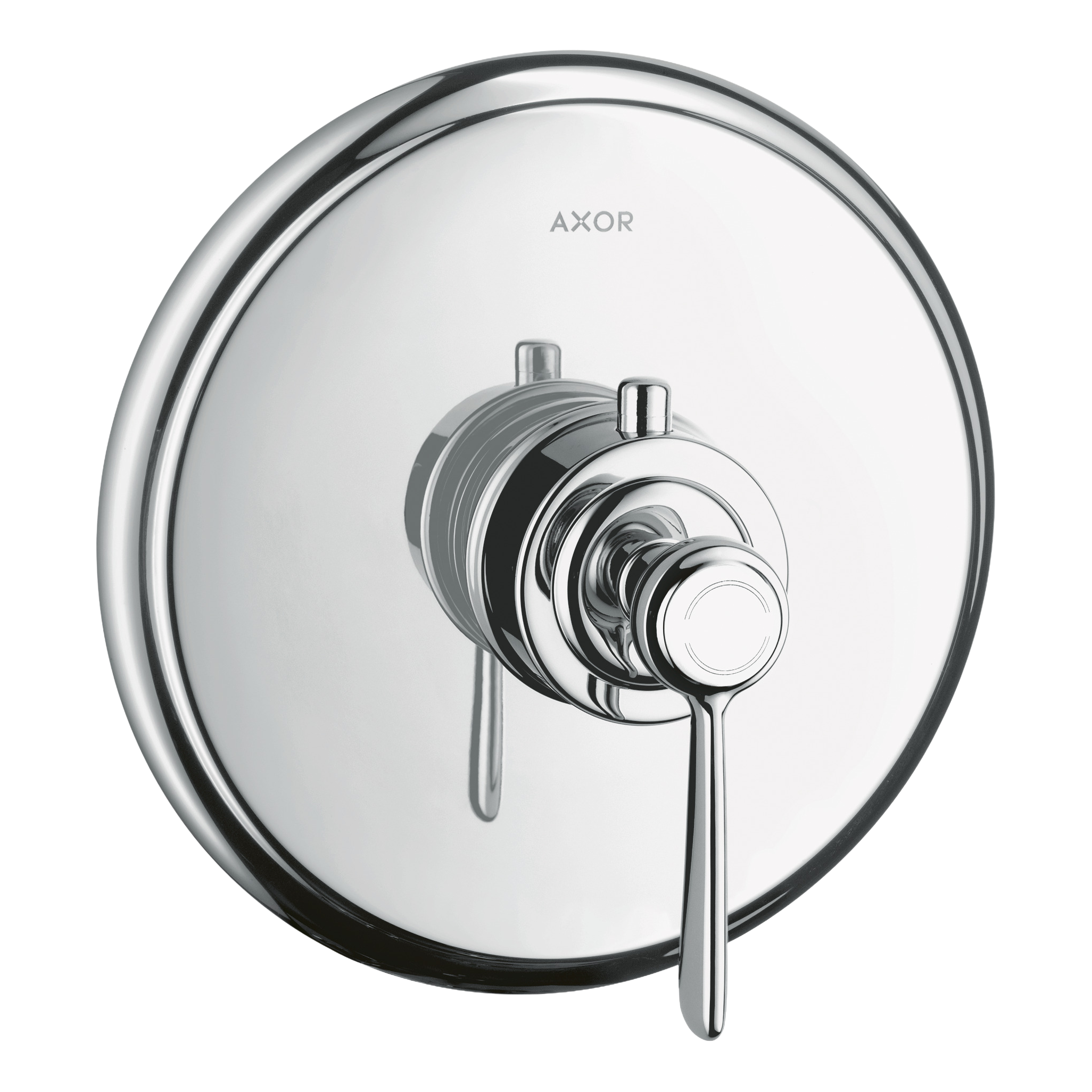 AXOR Montreux Concealed Highflow Shower Thermostat with Lever Handle from Brandt in Chrome finish