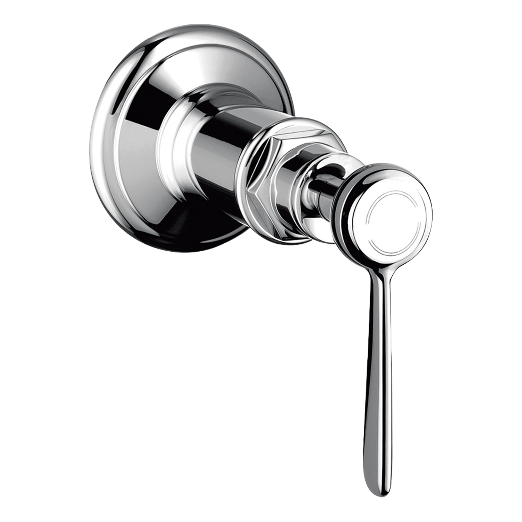 AXOR Montreux Concealed Shut Off Valve with Lever Handle from Brandt in Chrome finish