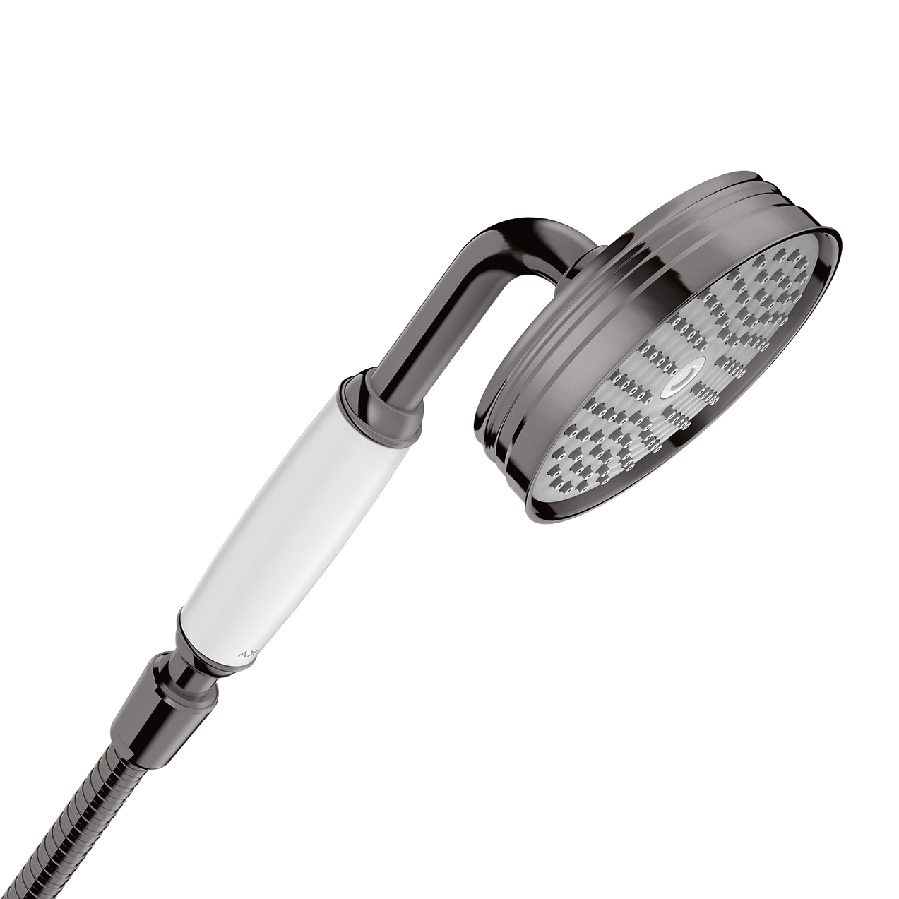 AXOR Montreux Hand Shower 100 1jet from Brandt in Polished Black Chrome finish