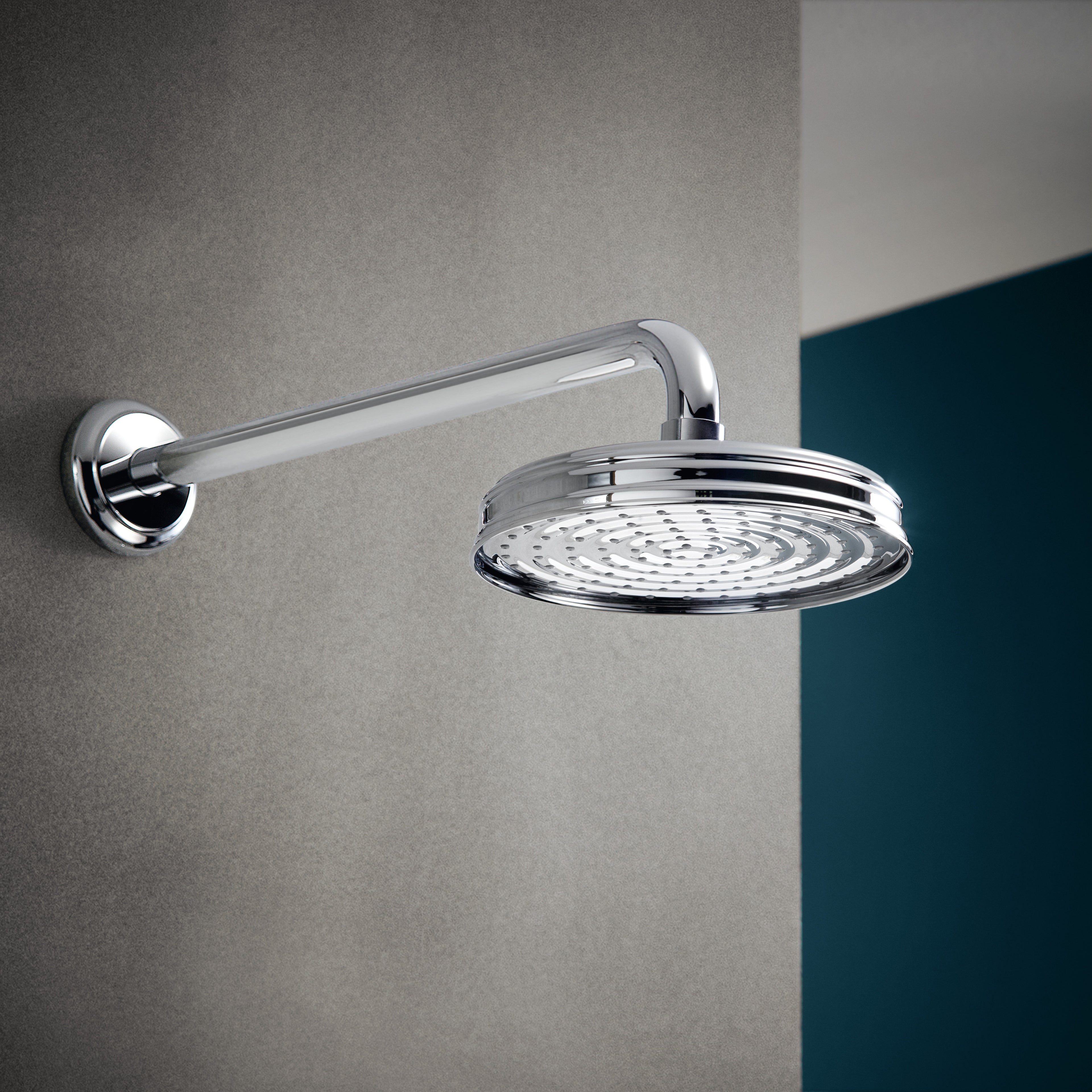 AXOR Montreux Overhead Shower 180 1jet Classic from Brandt in Chrome finish