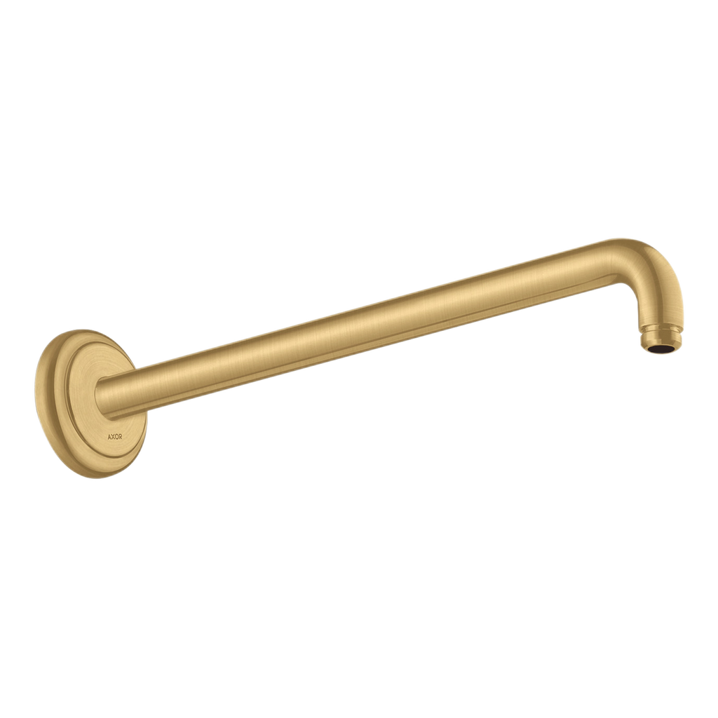 AXOR Montreux Shower Arm 1/2" 389 mm from Brandt in Brushed Gold Optic finish