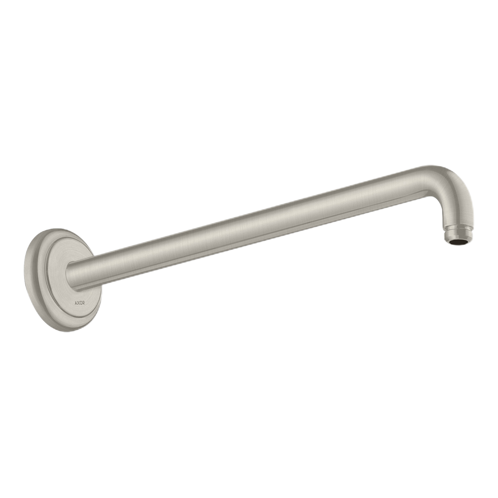 AXOR Montreux Shower Arm 1/2" 389 mm from Brandt in Stainless Steel Optic finish