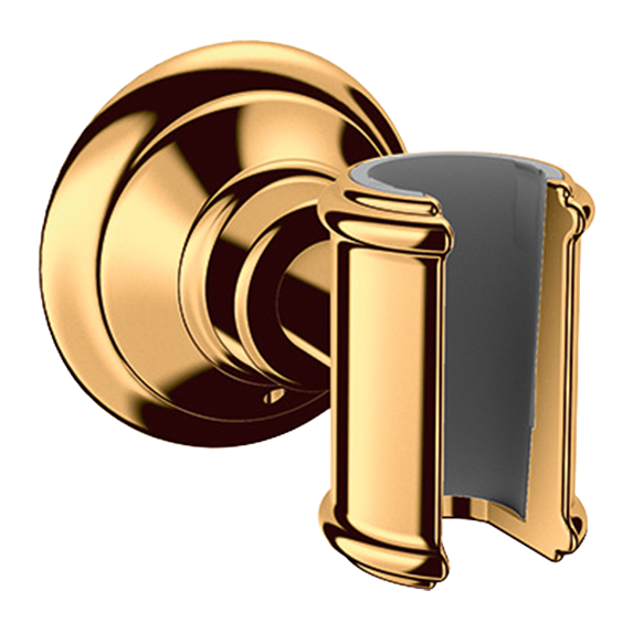 AXOR Montreux Classic Shower Holder from Brandt in Polished Gold Optic finish