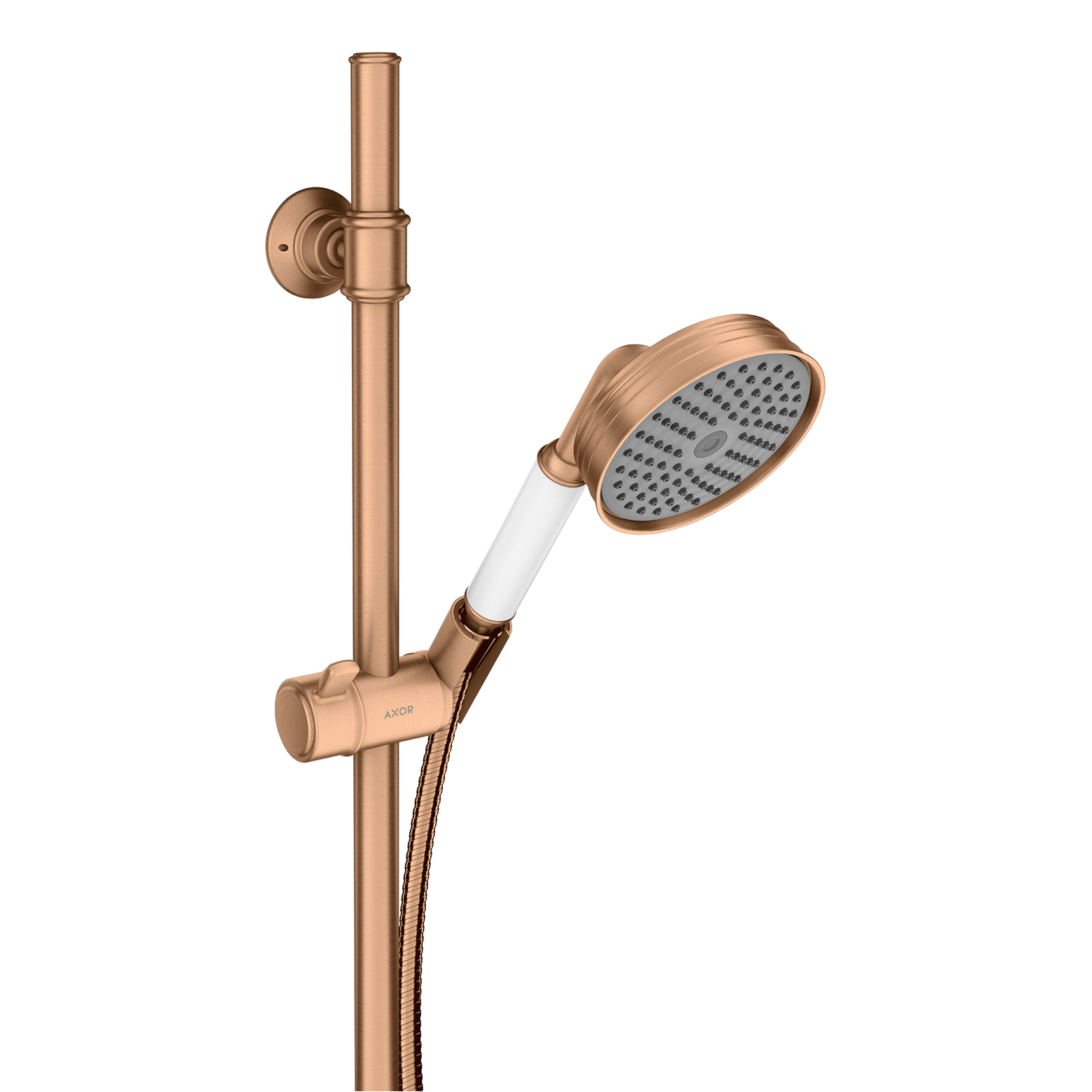 AXOR Montreux Shower Set 90 cm with Hand Shower 100 1jet from Brandt in Brushed Bronze finish