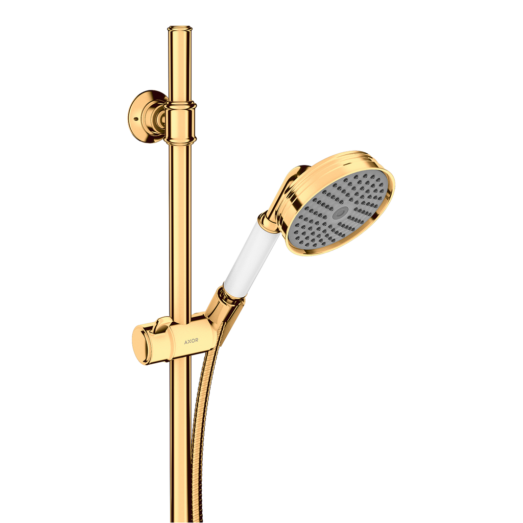 AXOR Montreux Shower Set 90 cm with Hand Shower 100 1jet from Brandt in Polished Gold Optic finish