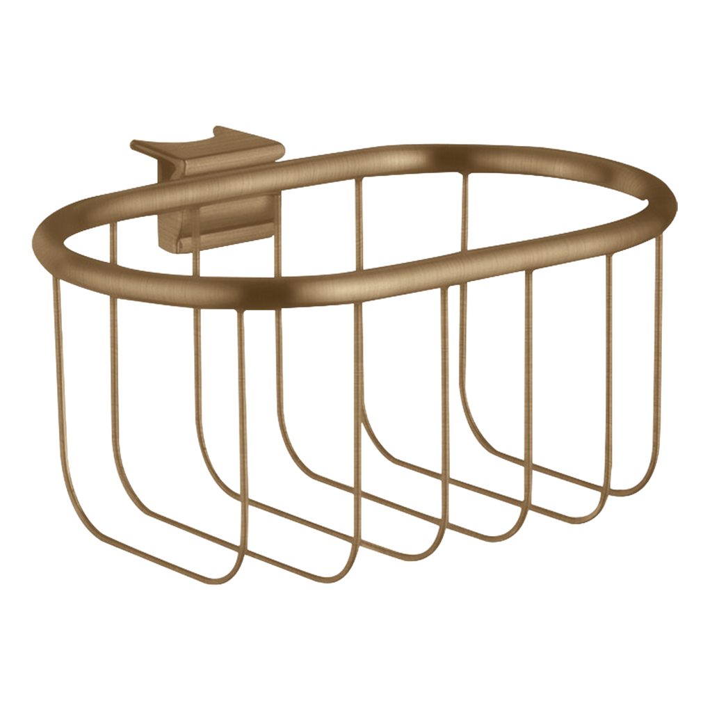 AXOR Montreux Soap Basket 160/83 from Brandt in Brushed Bronze finish