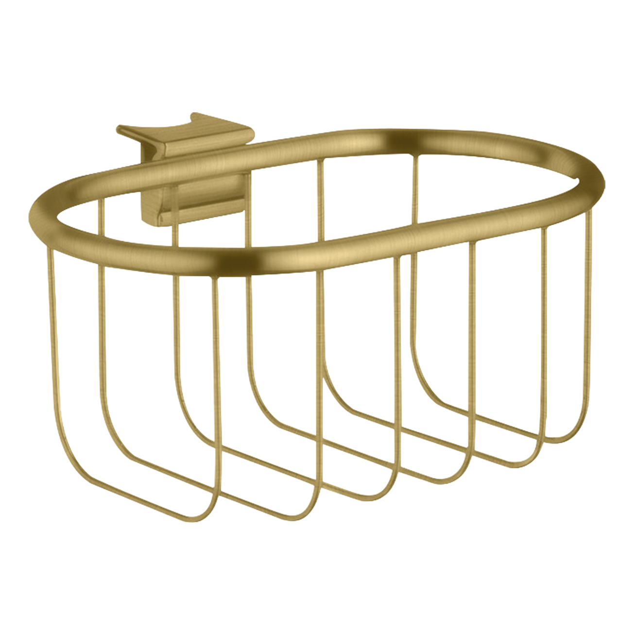 AXOR Montreux Soap Basket 160/83 from Brandt in Brushed Gold Optic finish