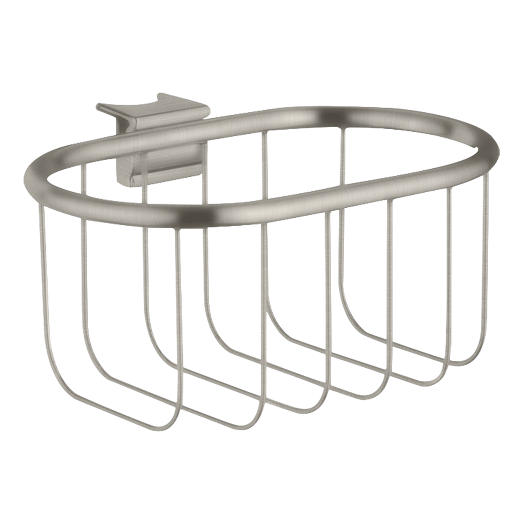 AXOR Montreux Soap Basket 160/83 from Brandt in Stainless Steel Optic finish