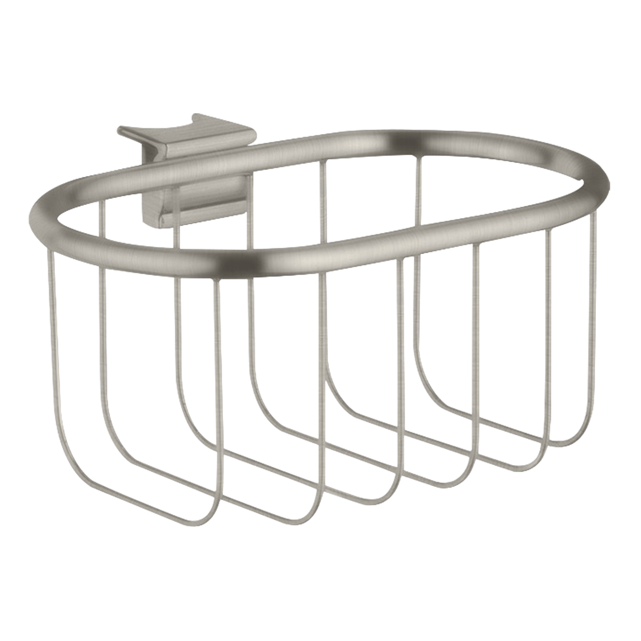 AXOR Montreux Soap Basket 160/83 from Brandt in Stainless Steel Optic finish