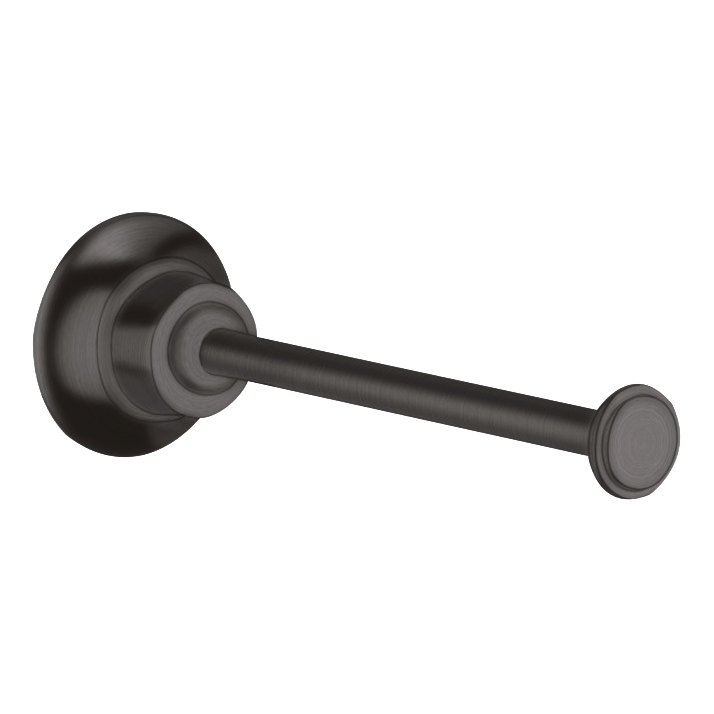 AXOR Montreux Spare Toilet Roll Holder from Brandt in Brushed Black Chrome finish