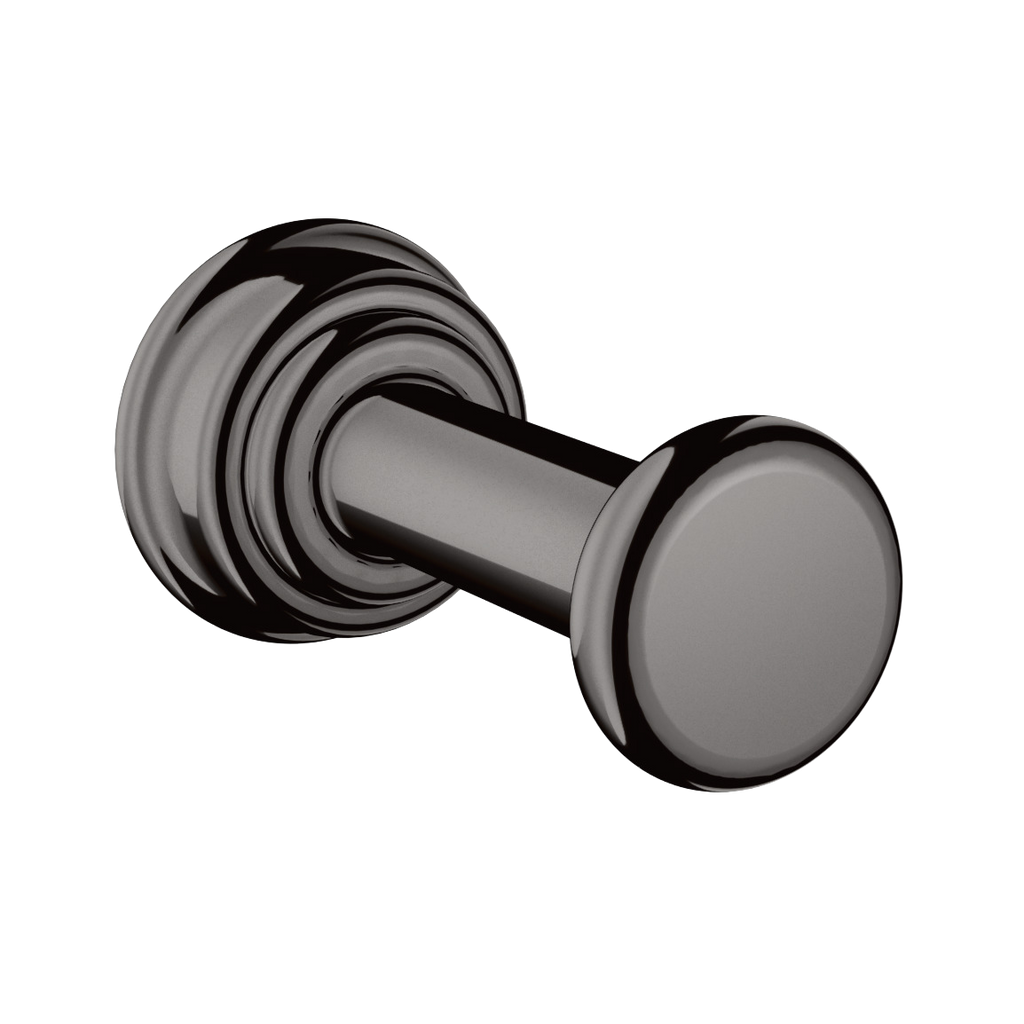 AXOR Montreux Towel Hook from Brandt in Polished Black Chrome finish