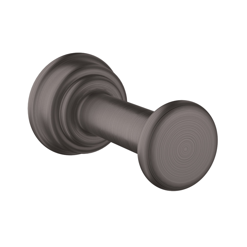 AXOR Montreux Towel Hook from Brandt in Brushed Black Chrome finish