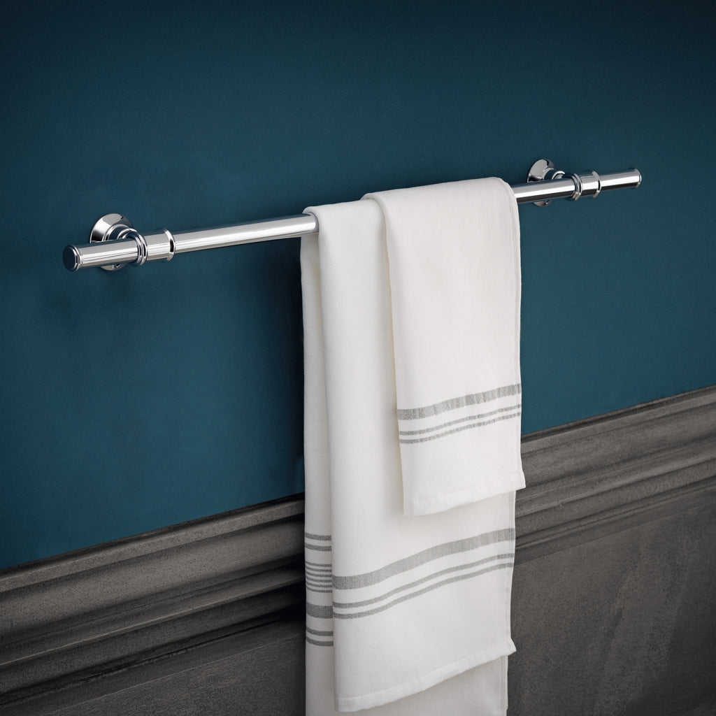 AXOR Montreux Bath Towel Rail 800/983 mm from Brandt in Chrome finish