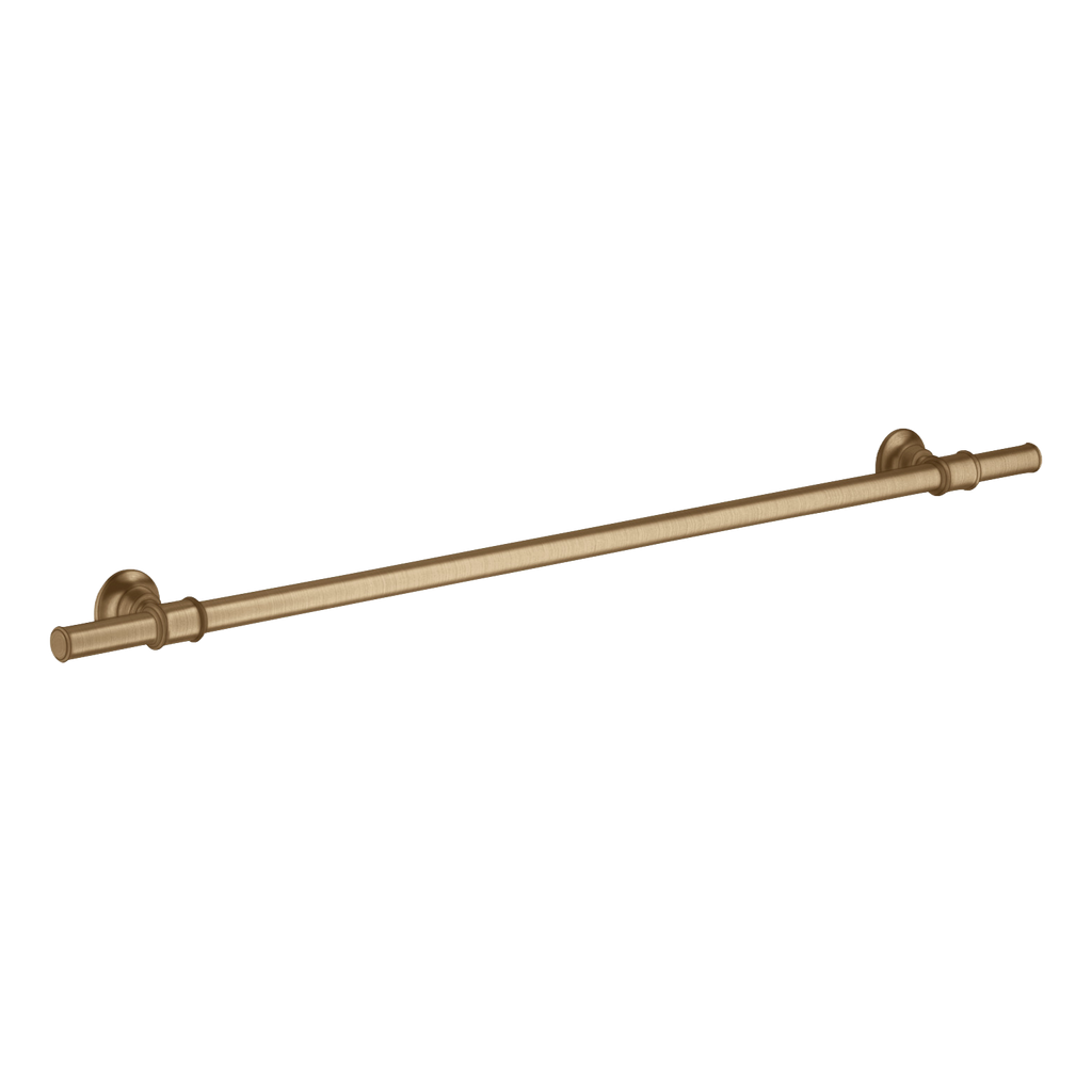 AXOR Montreux Bath Towel Rail 800/983 mm from Brandt in Brushed Bronze finish