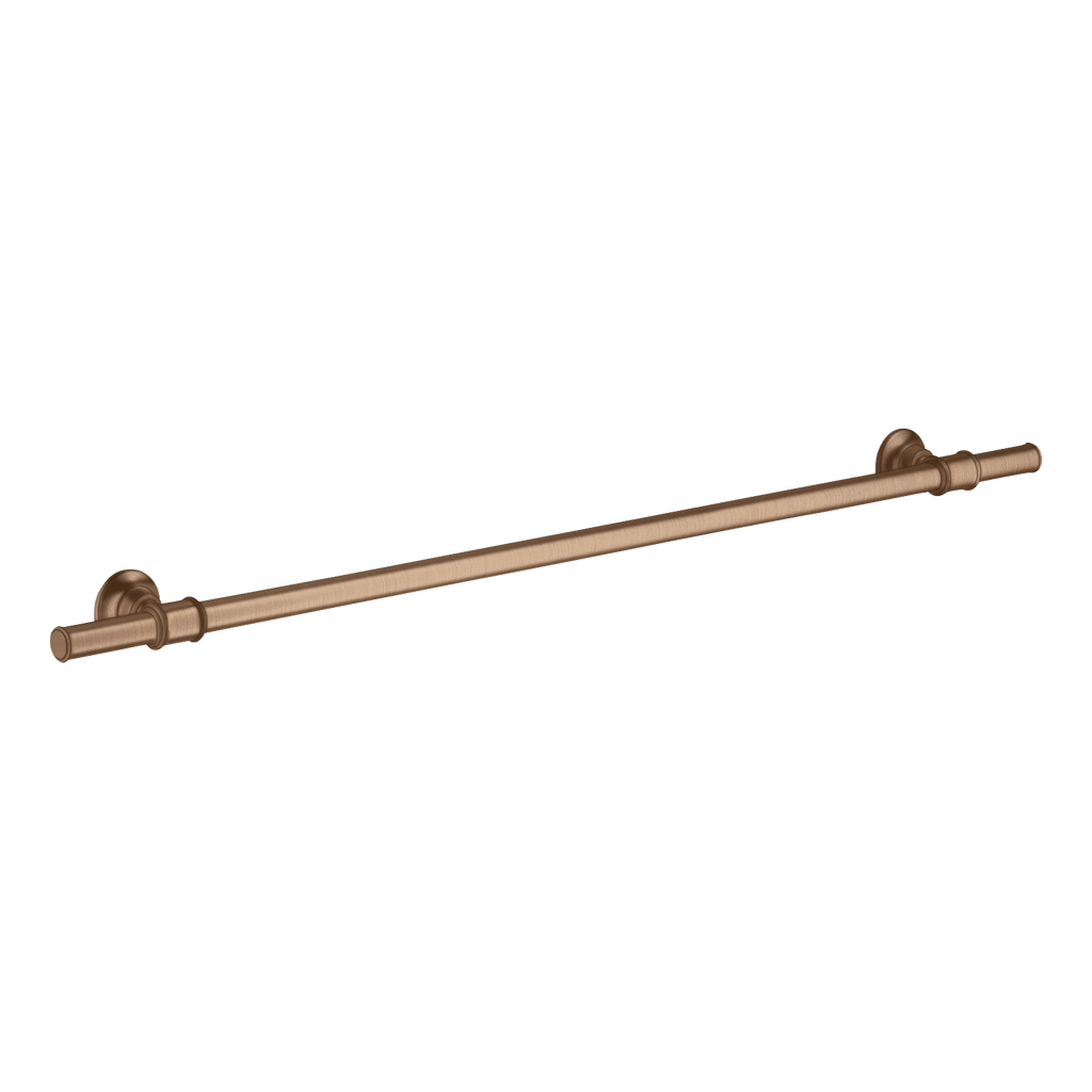 AXOR Montreux Bath Towel Rail 800/983 mm from Brandt in Brushed Red Gold finish
