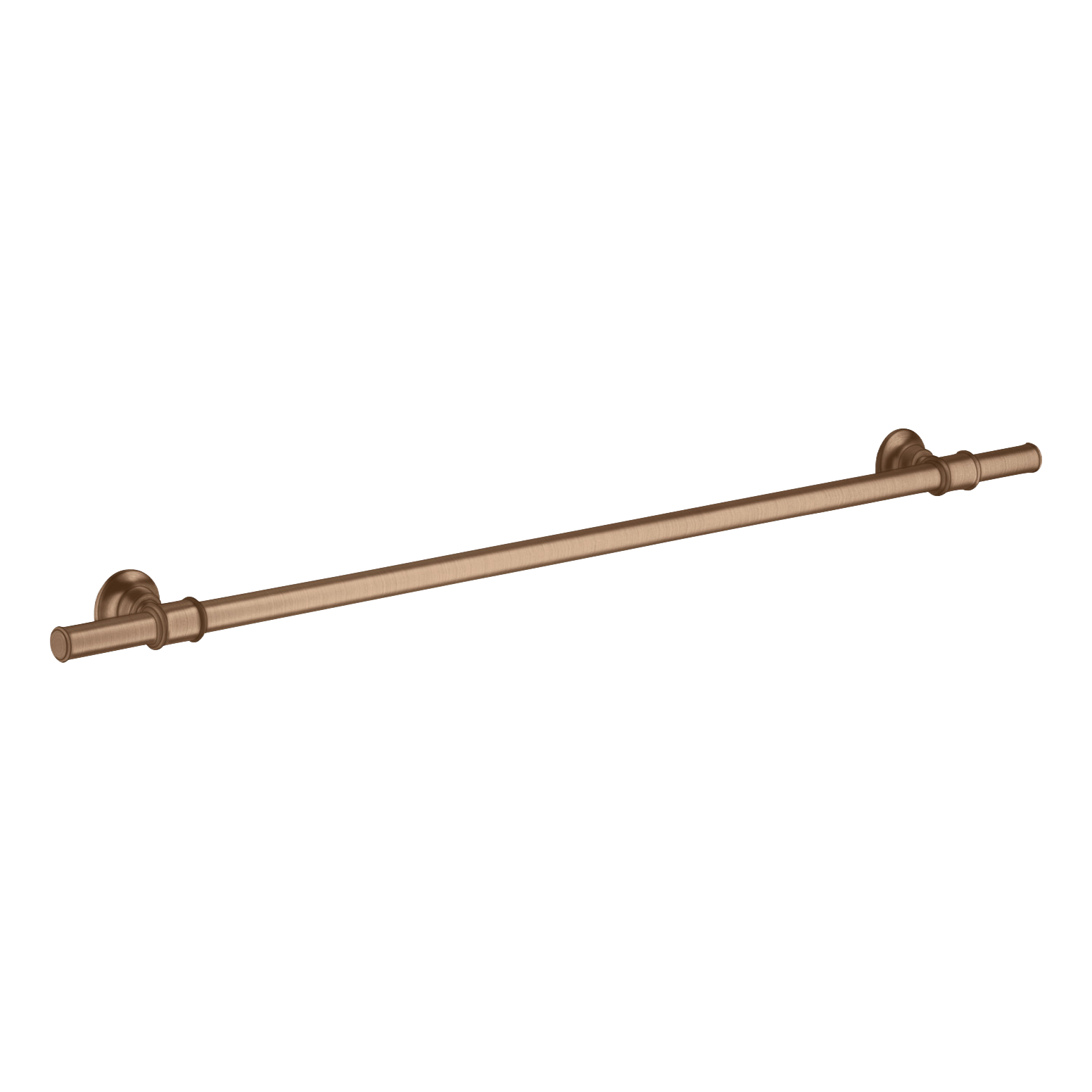 AXOR Montreux Bath Towel Rail 800/983 mm from Brandt in Brushed Red Gold finish