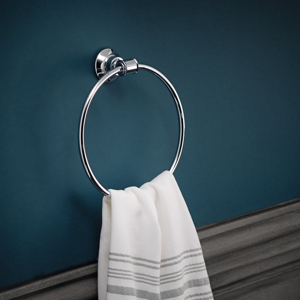 AXOR Montreux Towel Ring from Brandt in Chrome finish