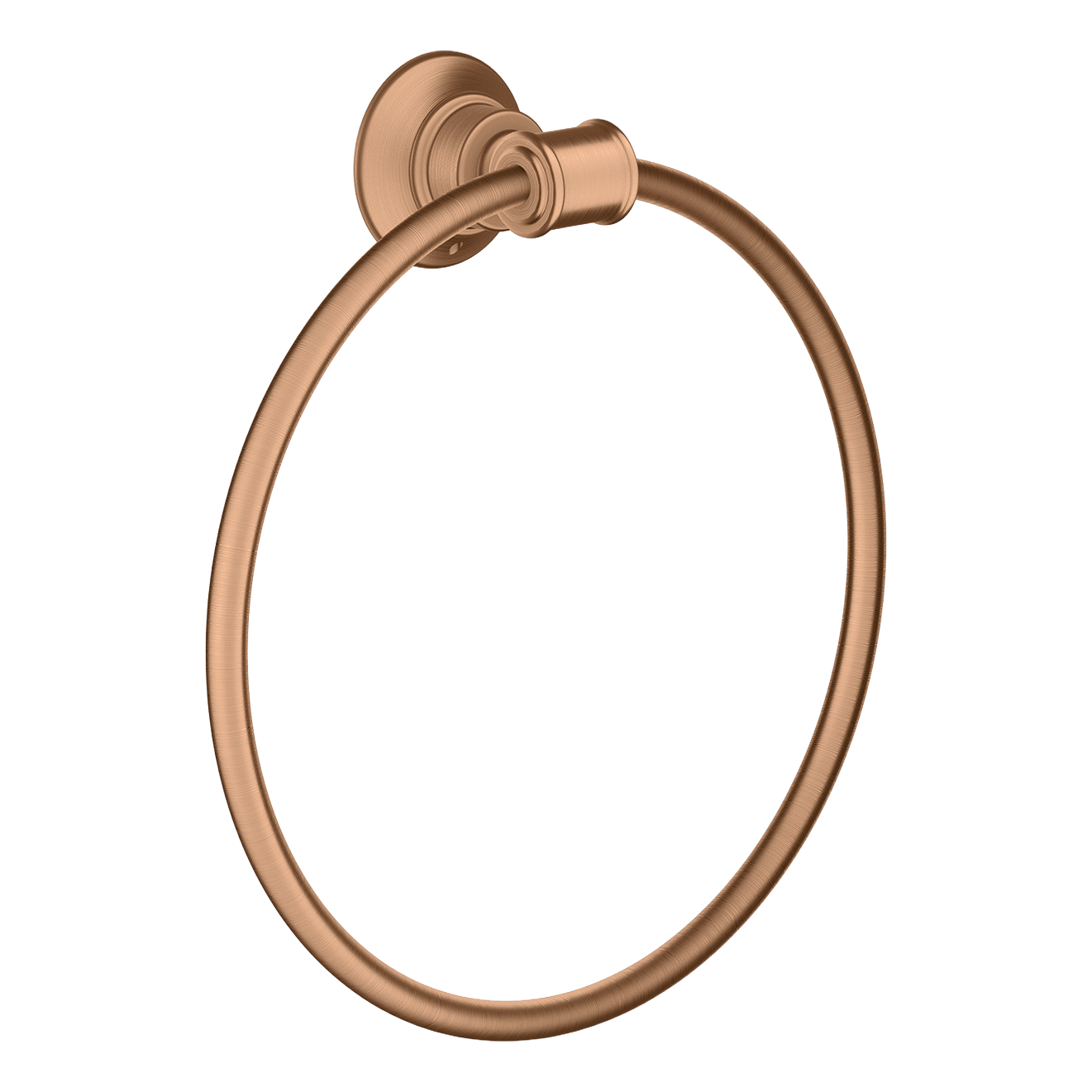 AXOR Montreux Towel Ring from Brandt in Brushed Bronze finish
