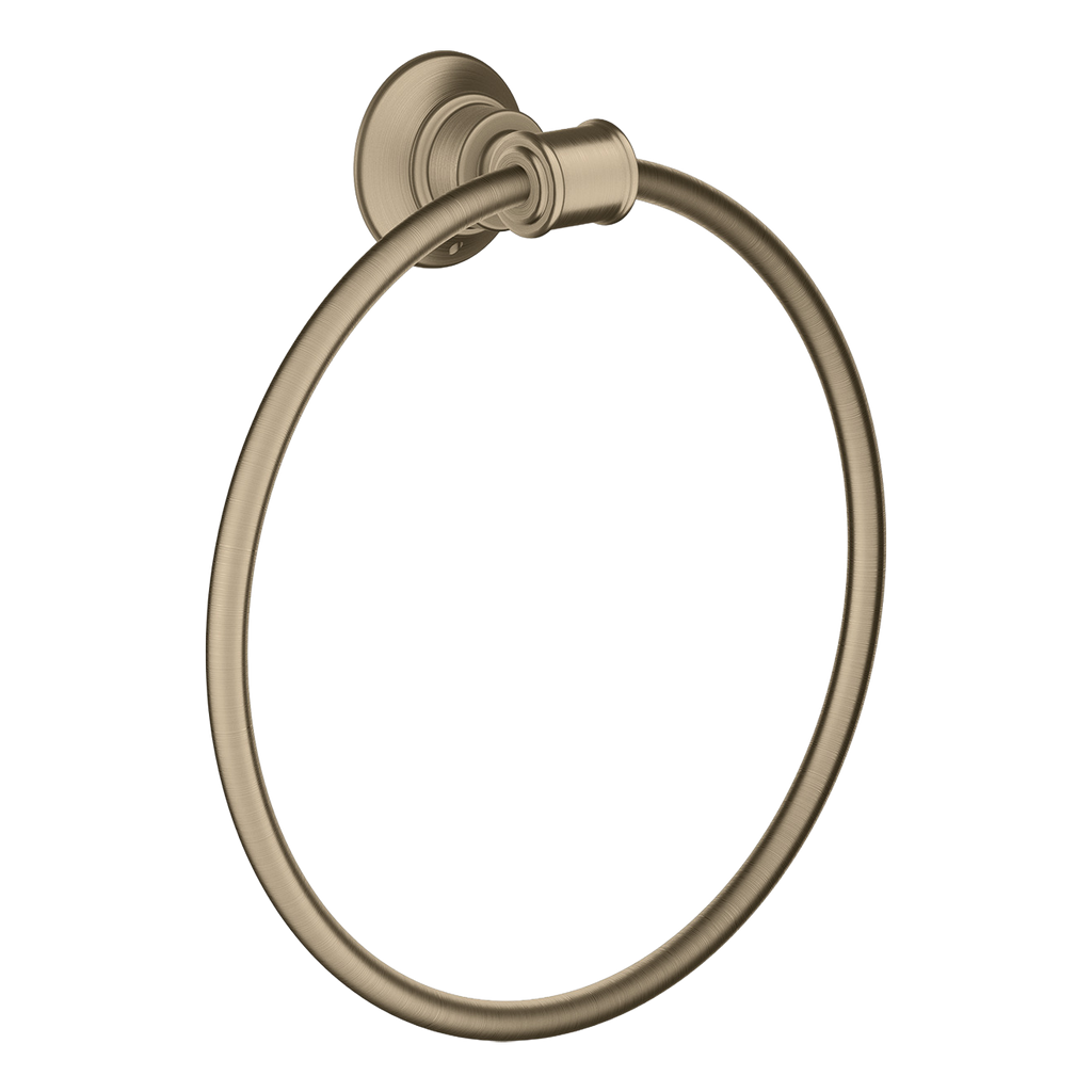 AXOR Montreux Towel Ring from Brandt in Brushed Nickel finish
