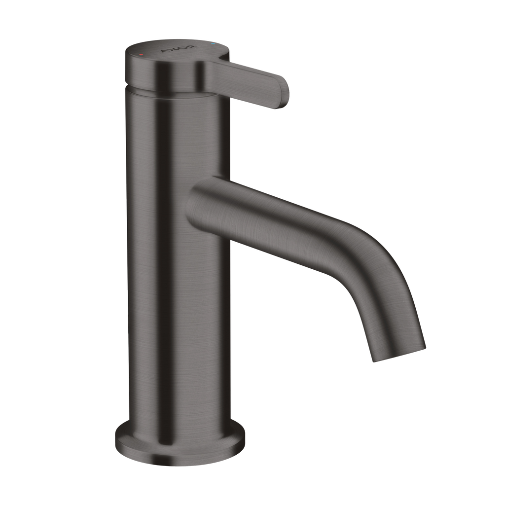 AXOR One Single Lever Handle Basin Mixer Faucet 70 with Open Waste Set from Brandt in Brushed Black Chrome finish