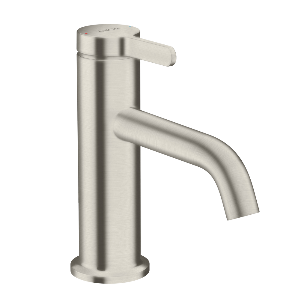AXOR One Single Lever Handle Basin Mixer Faucet 70 with Open Waste Set from Brandt in Stainless Steel Optic finish