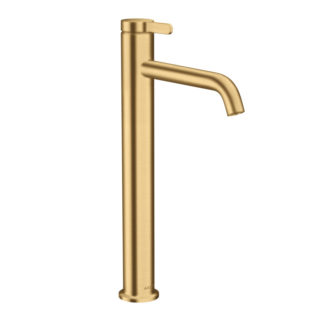 AXOR One Single Lever Handle Basin Mixer Faucet 260 with Open Waste Set from Brandt in Brushed Gold Optic finish