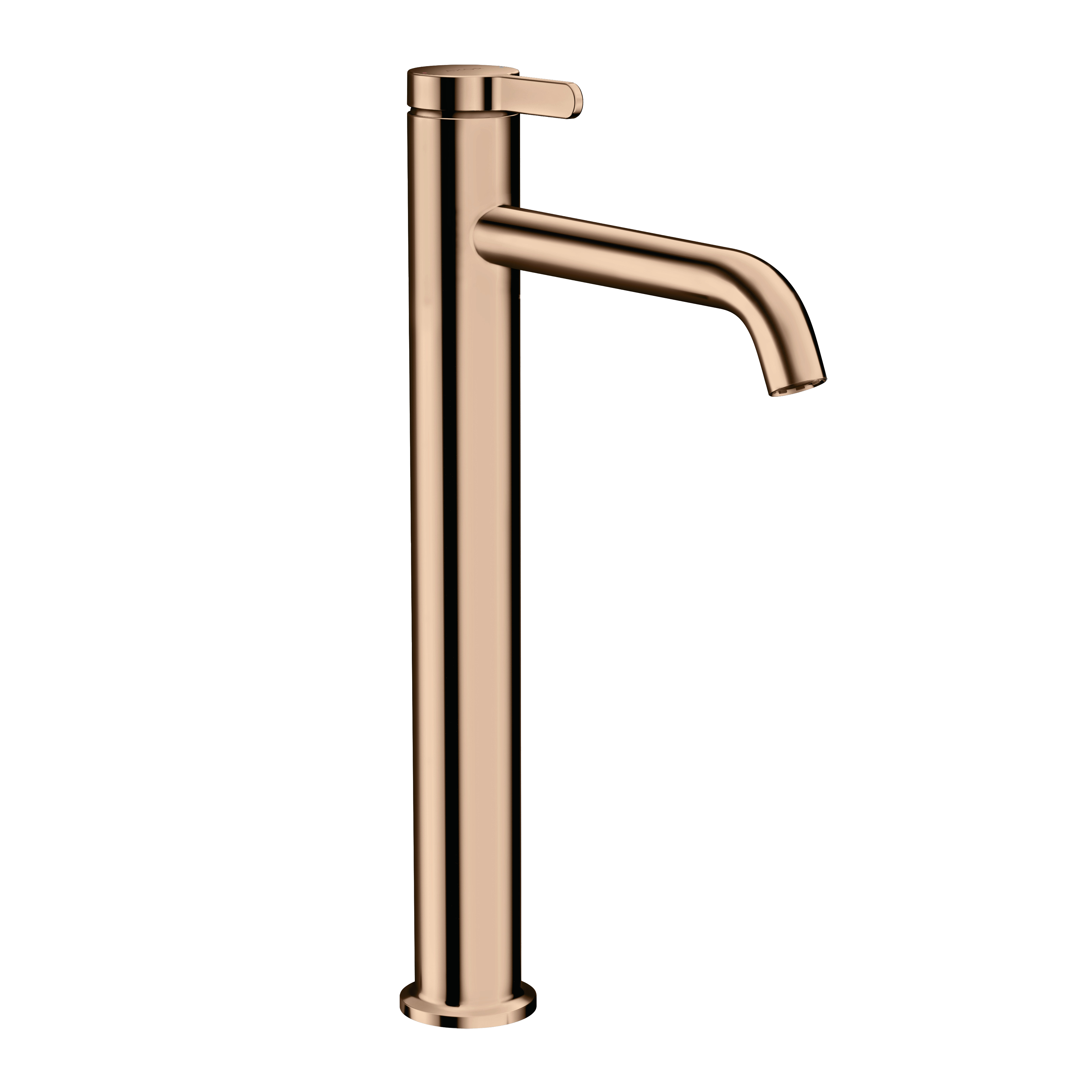 AXOR One Single Lever Handle Basin Mixer Faucet 260 with Open Waste Set from Brandt in Polished Red Gold finish